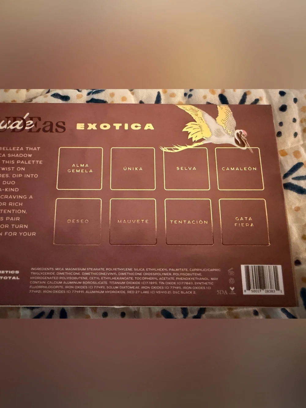 ALAMAR DesNUDEas Exotica Pressed Pigment Palette Eyeshadow BNIB